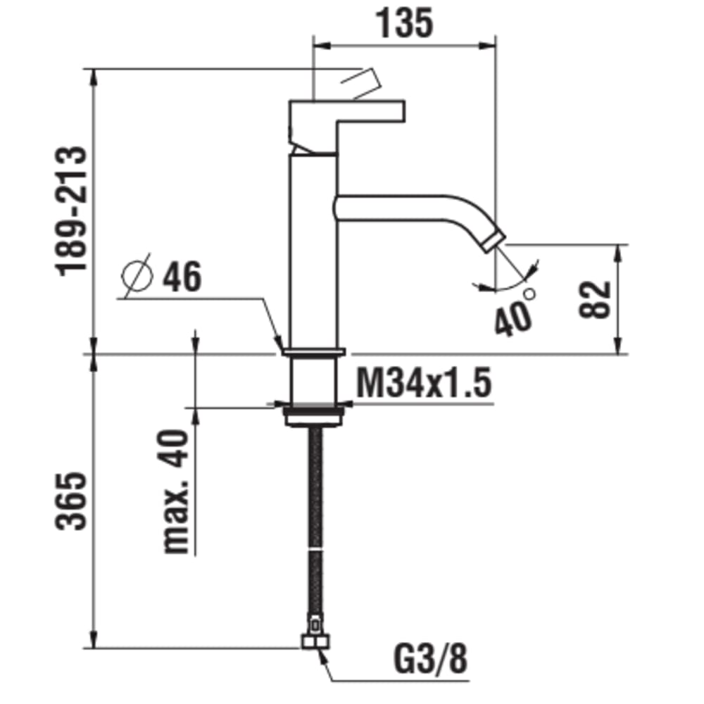 Esquema de cotas