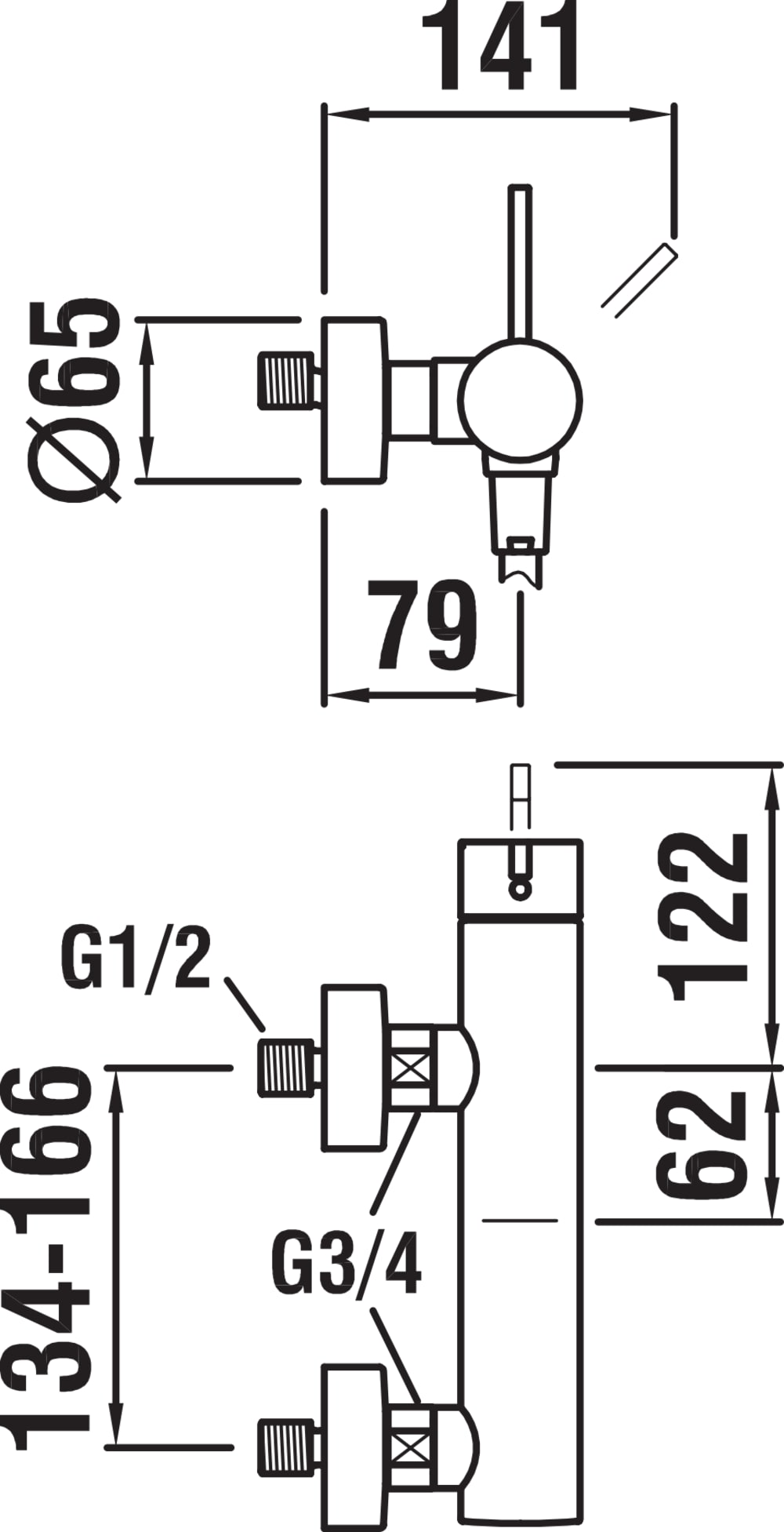 Esquema de cotas