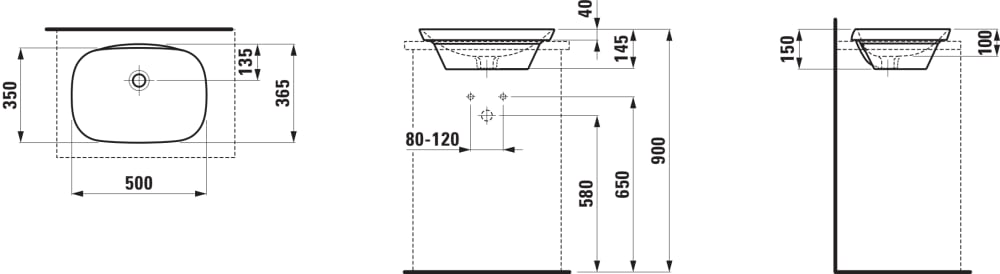 Esquema de cotas