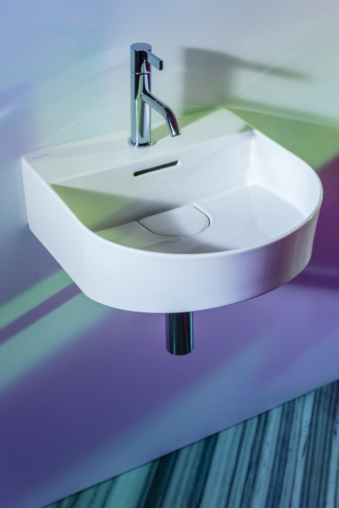Wall-hung washbasins White SONAR H8153410001041 LAUFEN