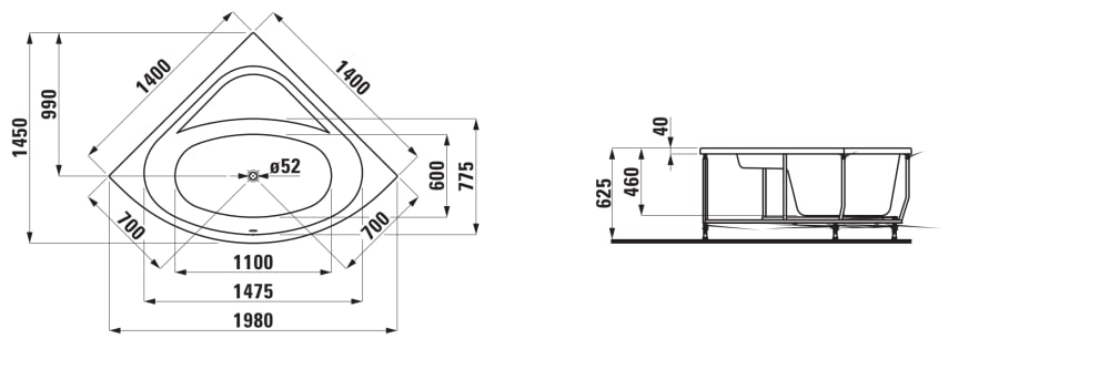 Esquema de cotas