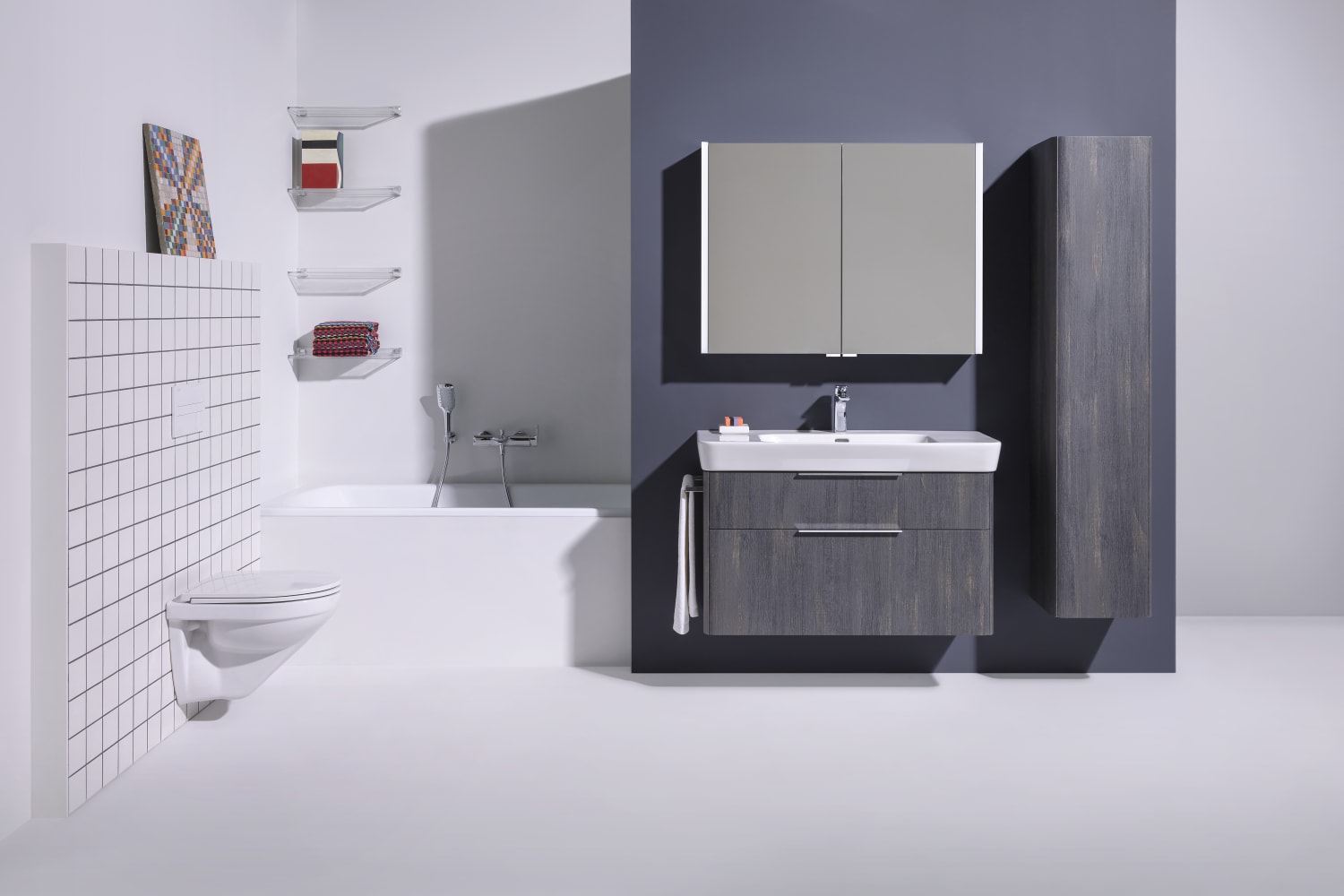 Towel holders Anodised aluminium, glossy CASE H4909511040001 LAUFEN