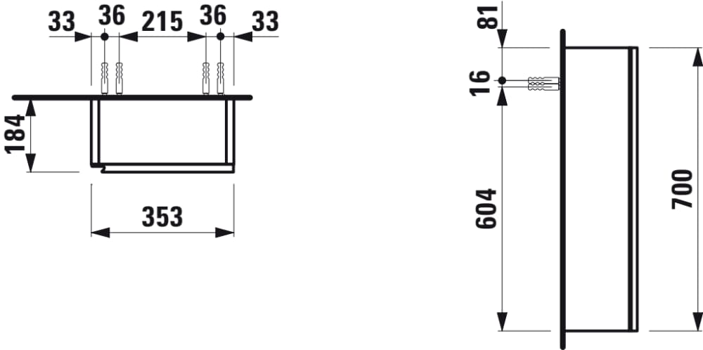Esquema de cotas