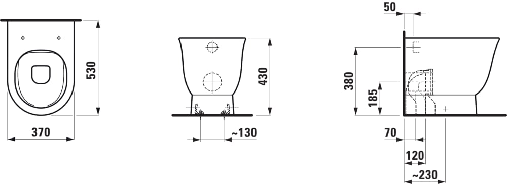 Esquema de cotas