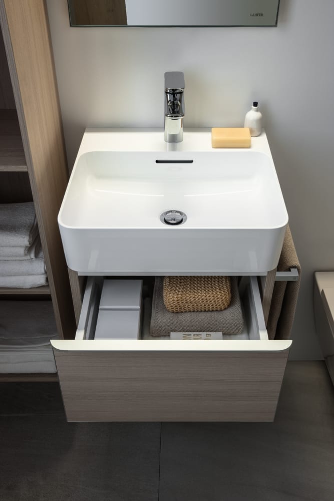Wall-hung washbasins White VAL H8102820001041 LAUFEN