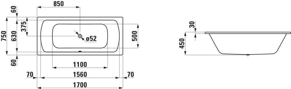 Esquema de cotas