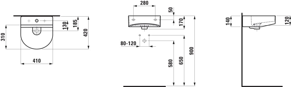 Esquema de cotas