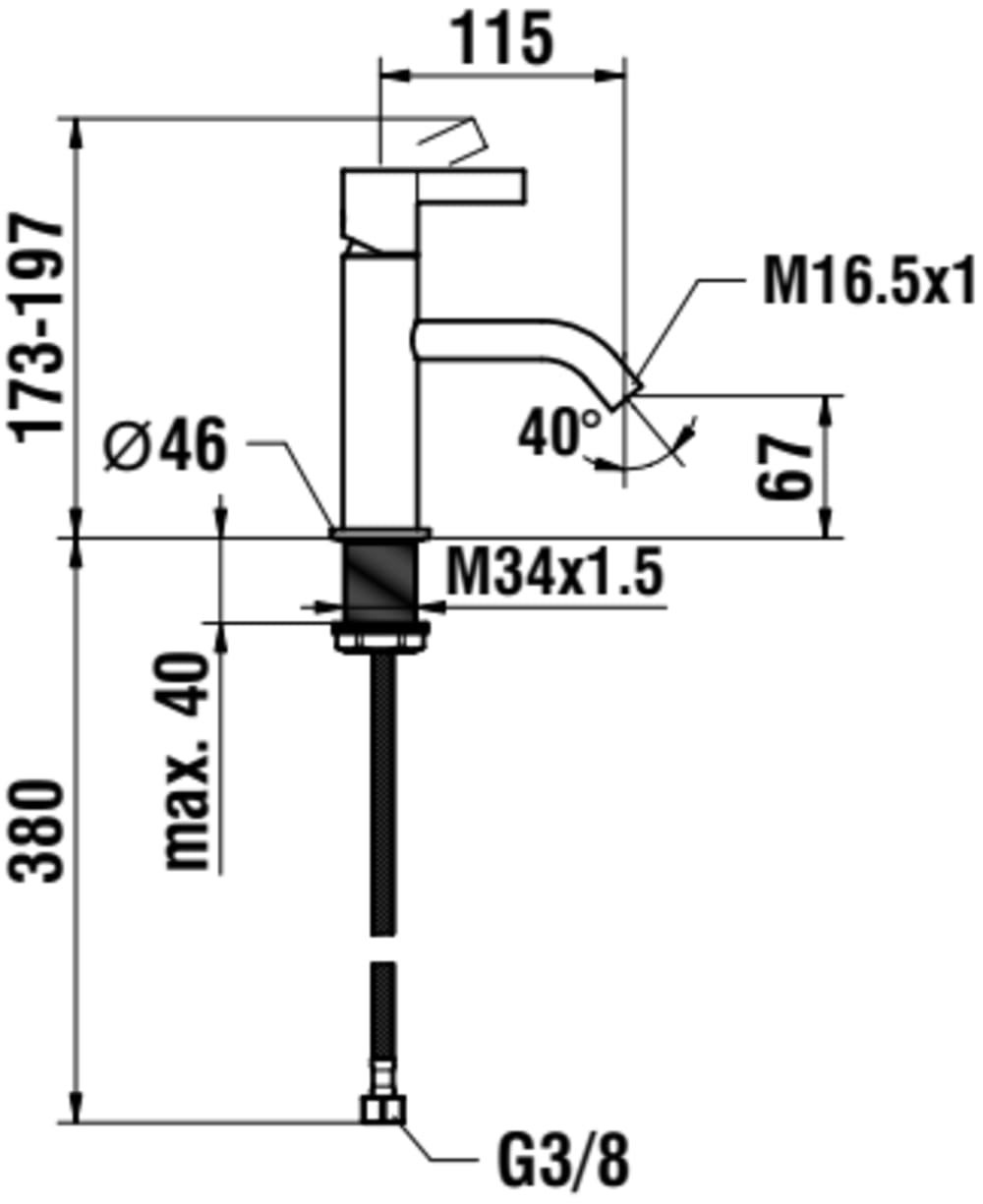 Esquema de cotas