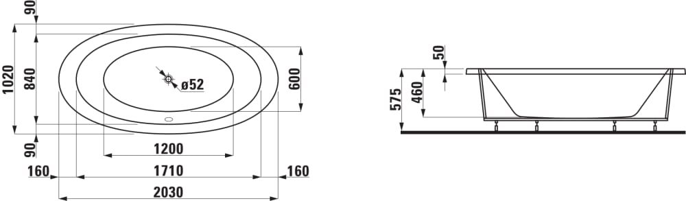Esquema de cotas