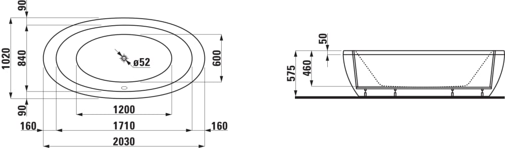 Esquema de cotas