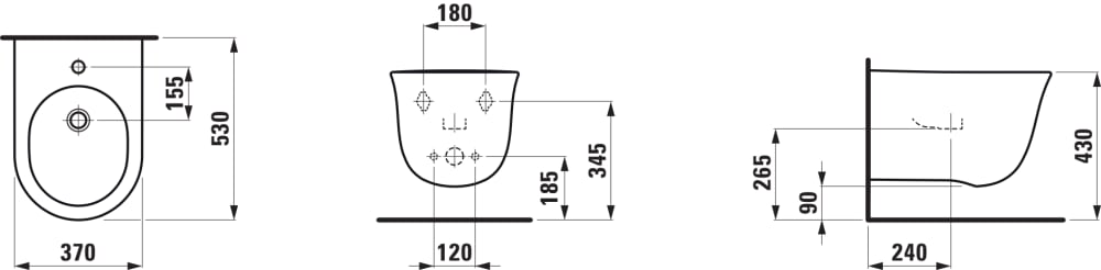Esquema de cotas