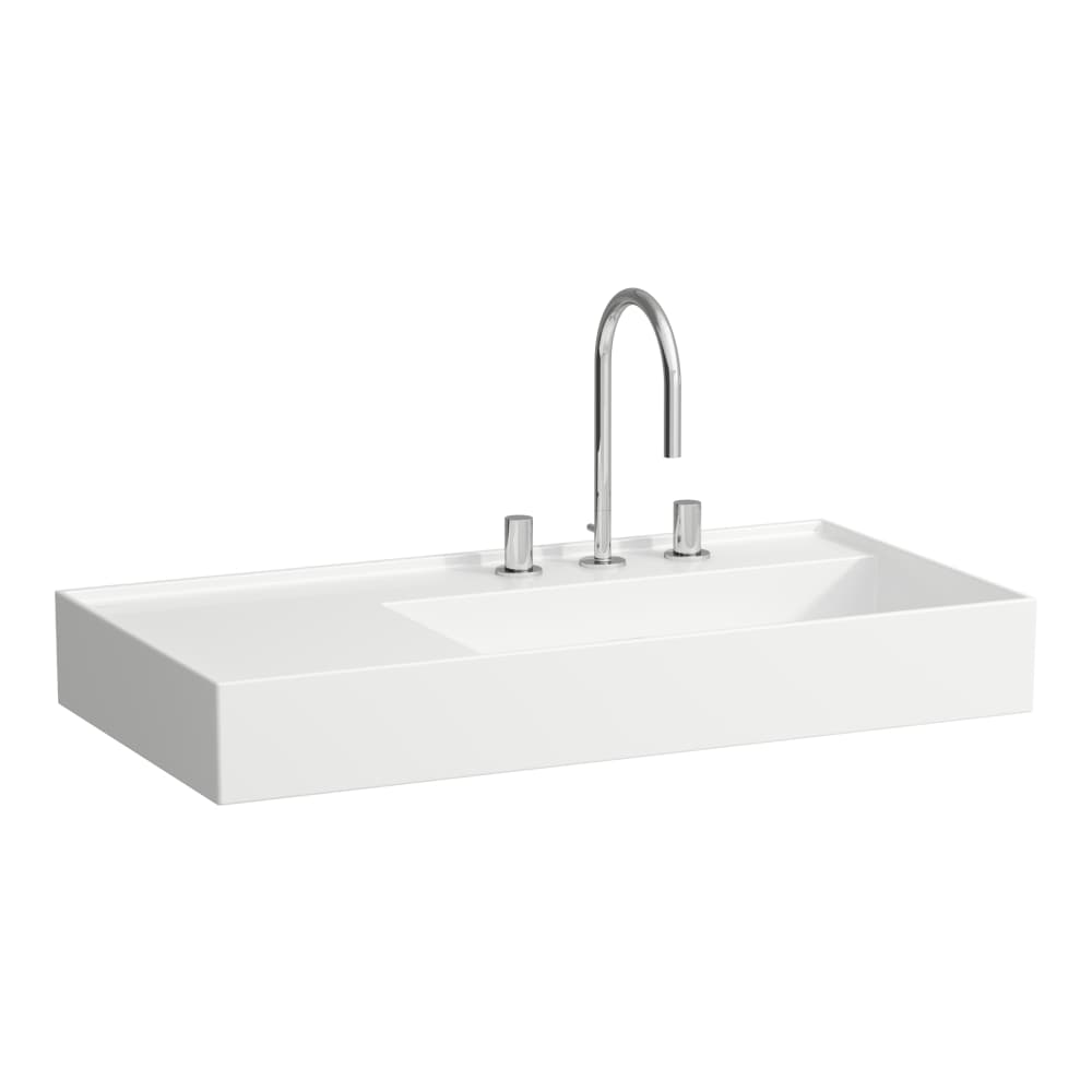 Wall-hung washbasins White Kartell LAUFEN H8103390001111 LAUFEN