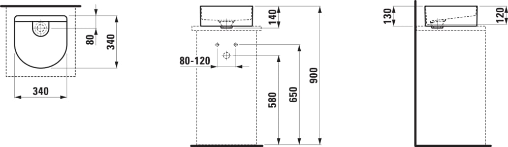 Esquema de cotas