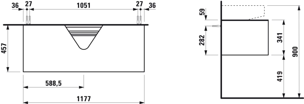 Esquema de cotas
