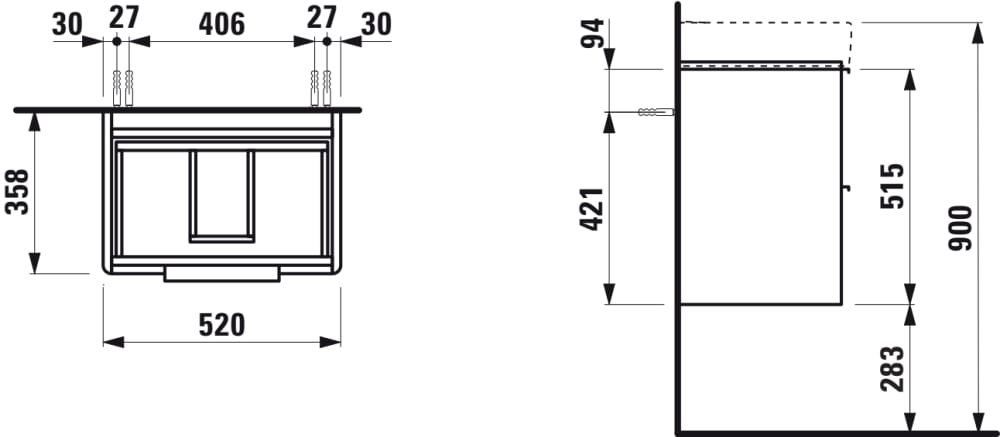 Esquema de cotas