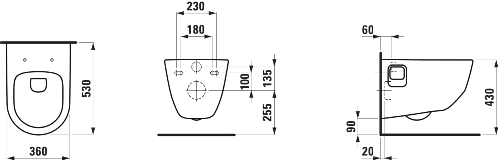 Esquema de cotas