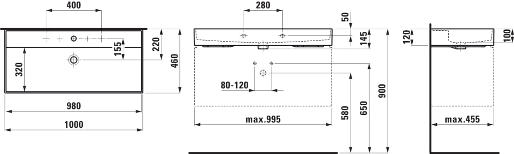 Esquema de cotas