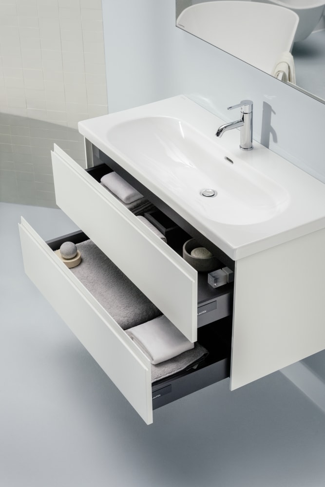 Wall-hung washbasins White LUA H8100870001041 LAUFEN
