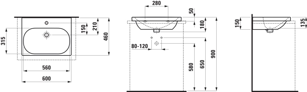 Esquema de cotas