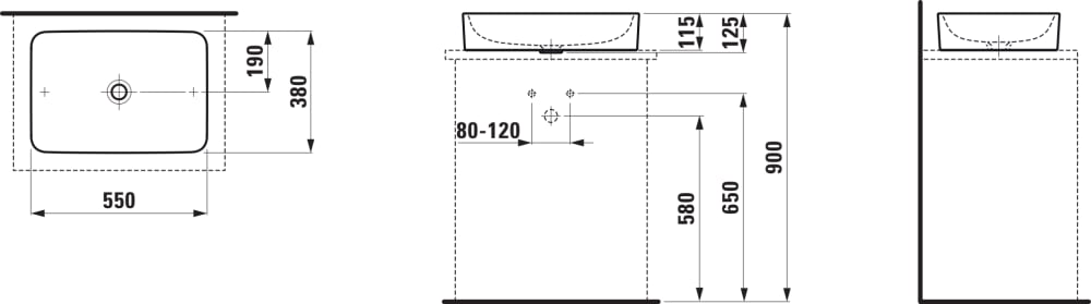 Esquema de cotas