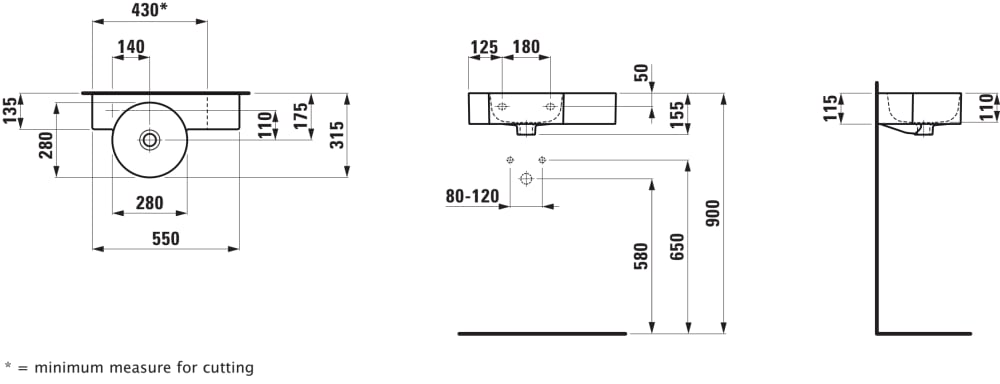 Esquema de cotas