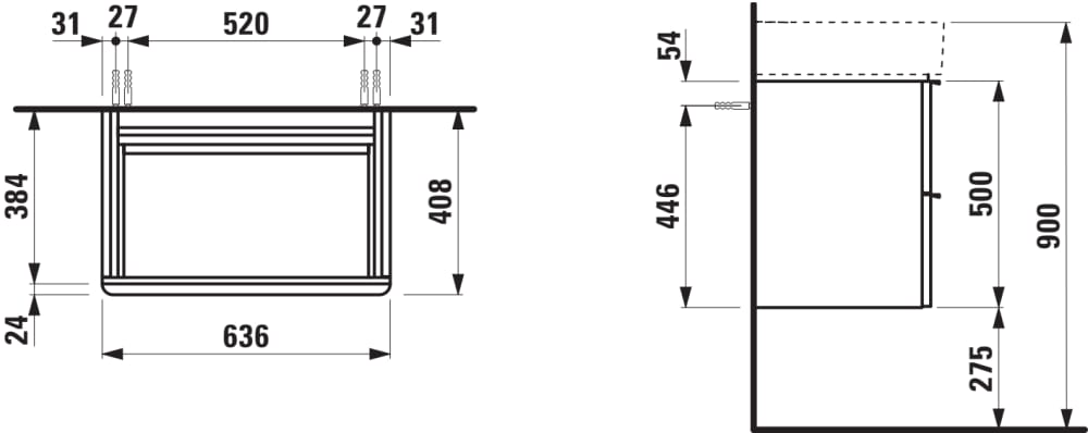 Esquema de cotas