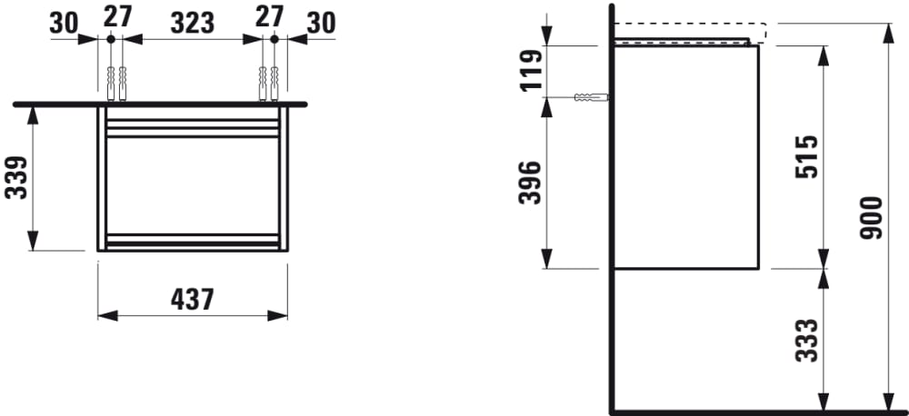 Esquema de cotas