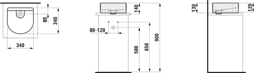 Esquema de cotas