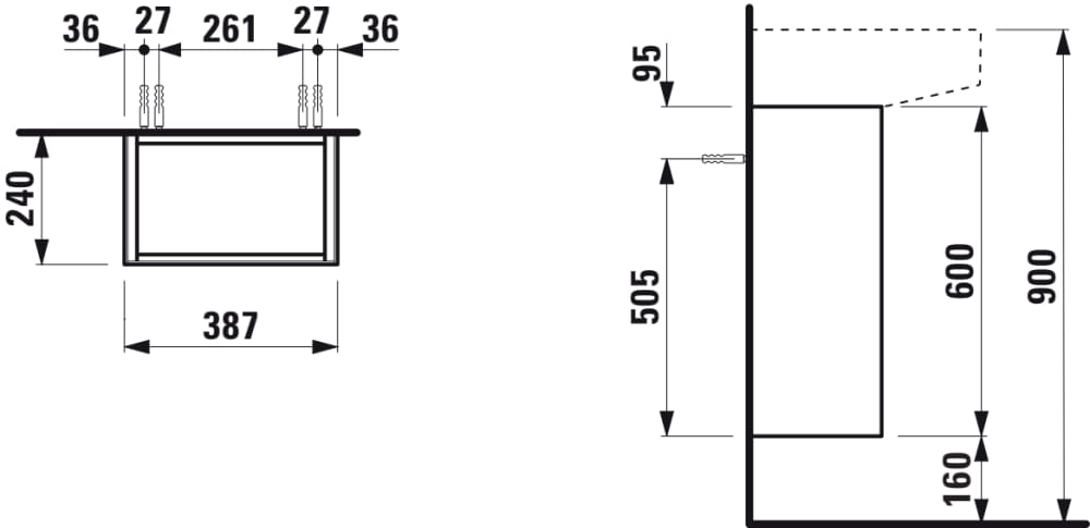 Esquema de cotas