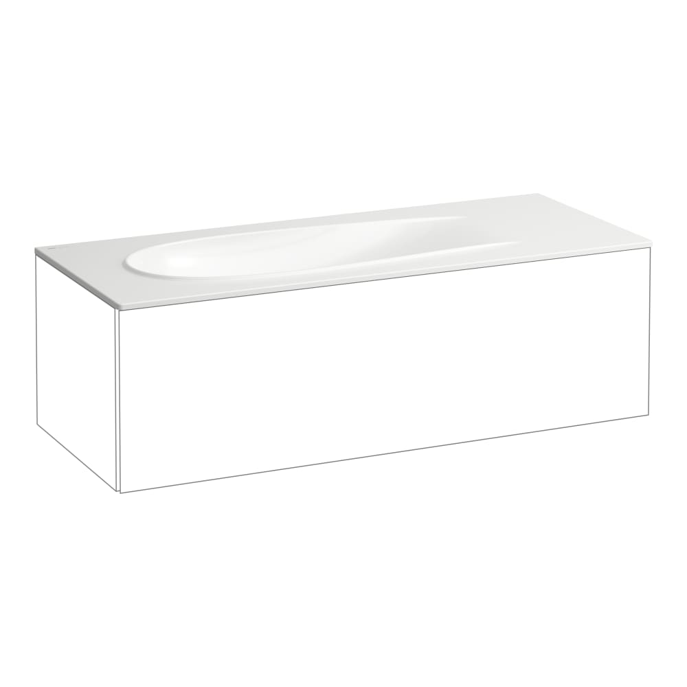 Vanity washbasins White LCC (LAUFEN Clean Coat) ILBAGNOALESSI H8179794001041 LAUFEN