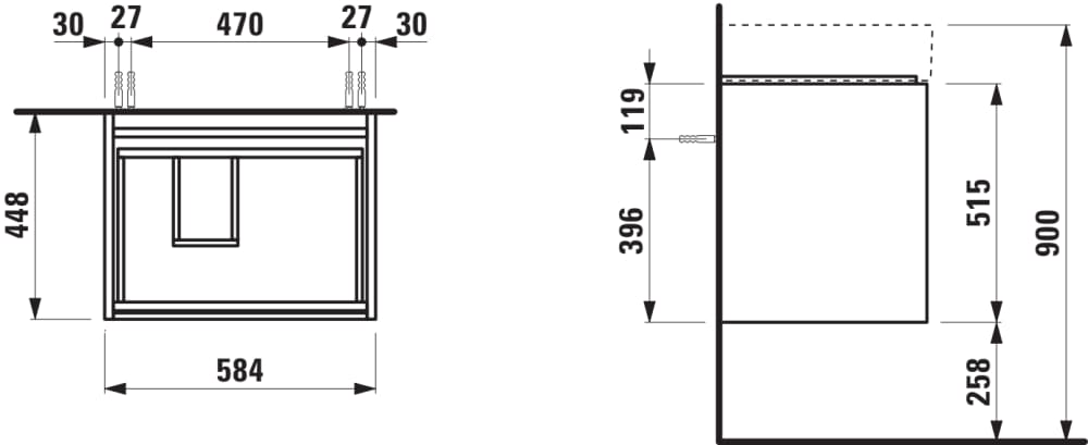 Esquema de cotas