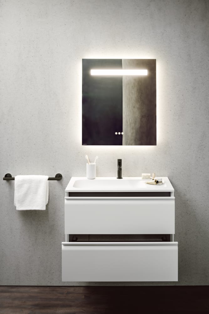 Wall-hung washbasins White MEDA H8141170001111 LAUFEN