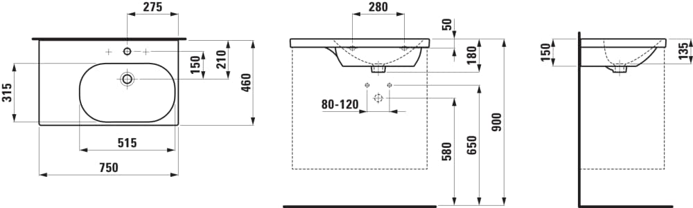 Esquema de cotas