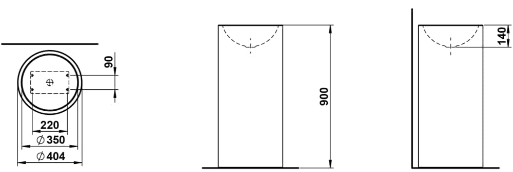 Esquema de cotas