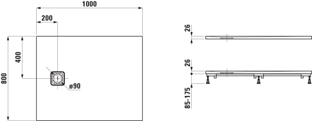 Esquema de cotas