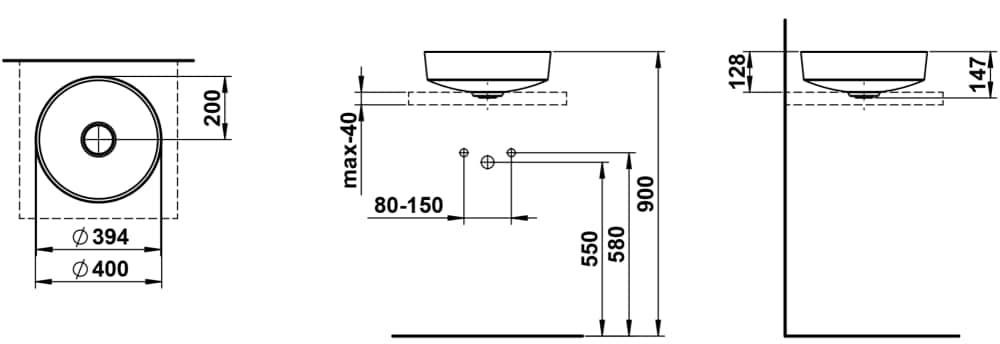 Esquema de cotas