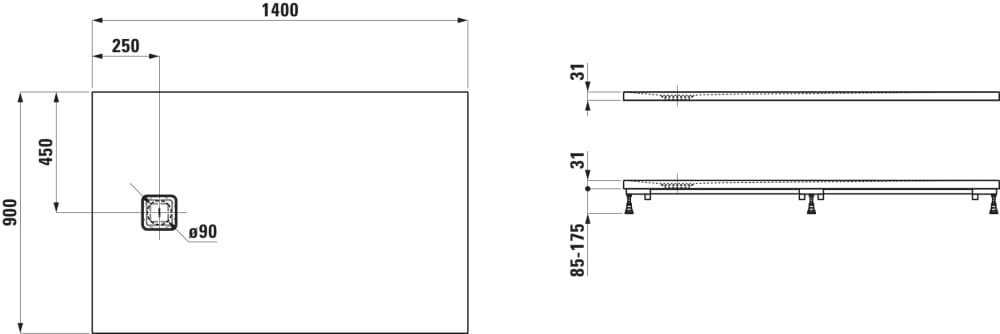 Esquema de cotas