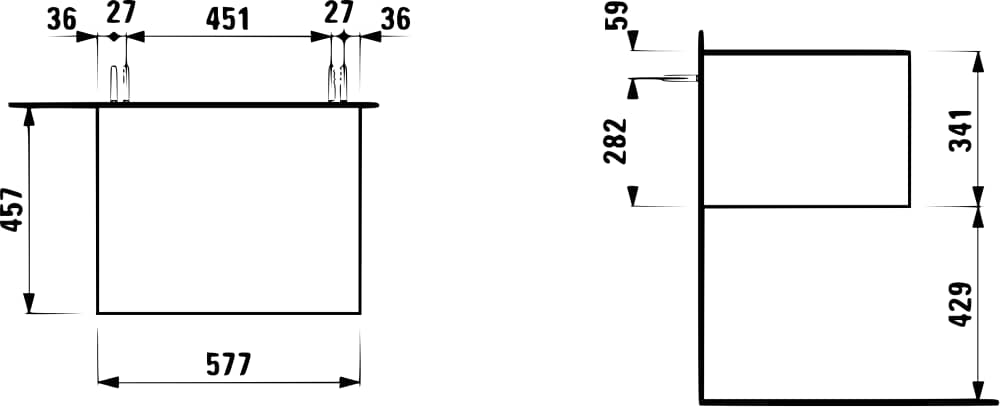 Esquema de cotas