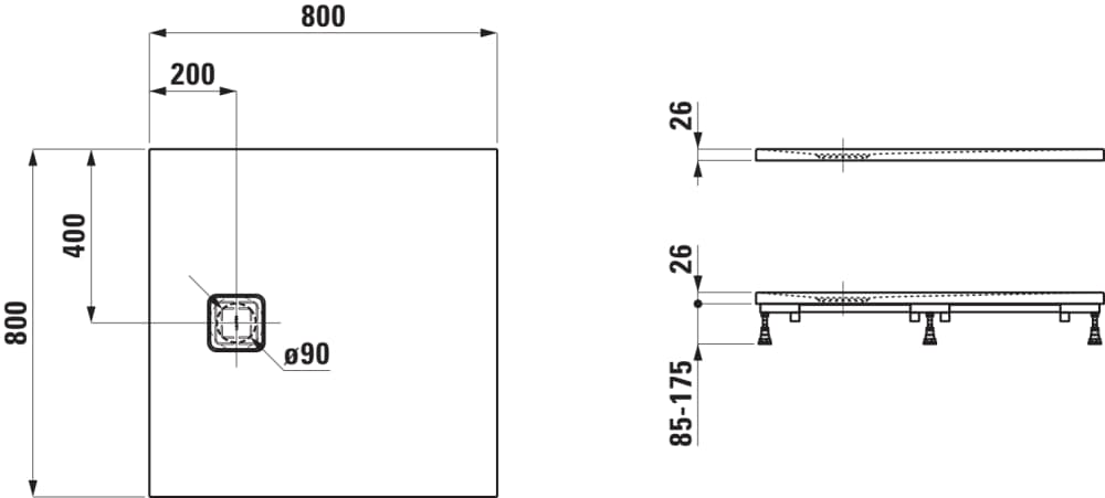 Esquema de cotas