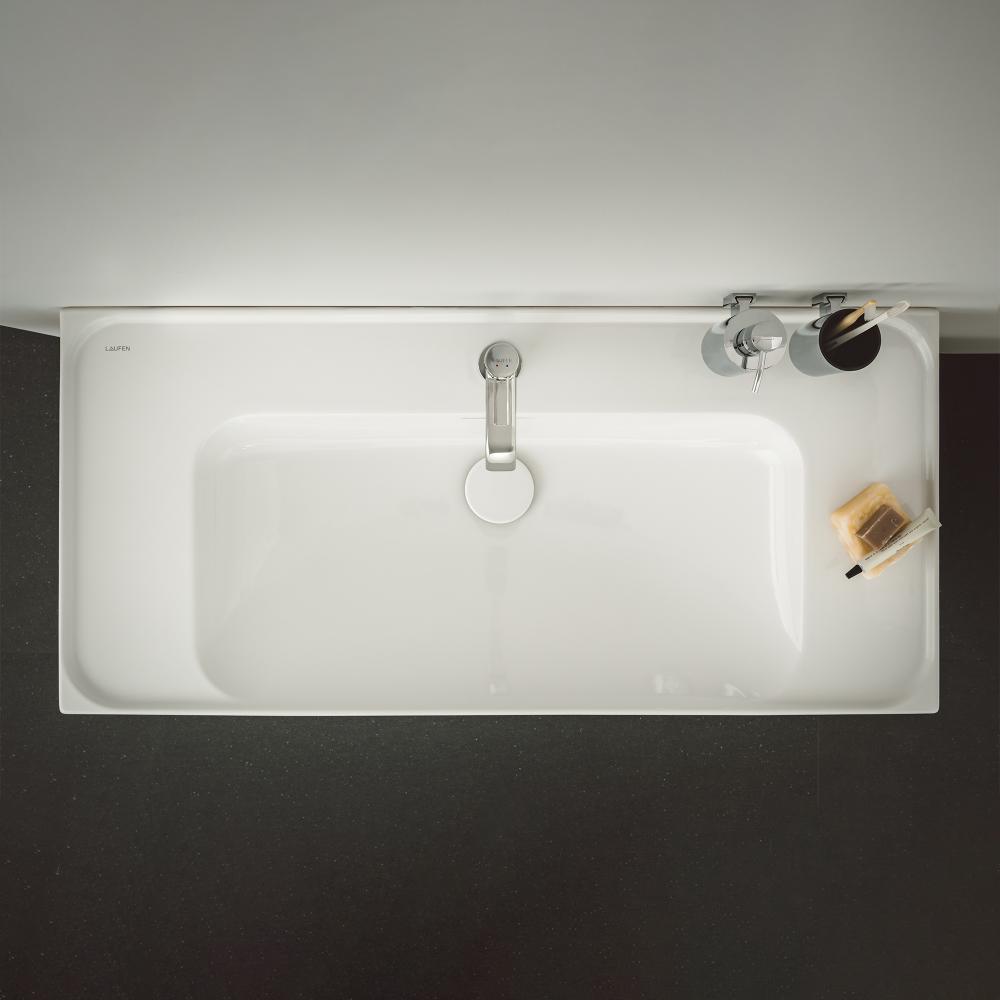 Wall-hung washbasins White MEDA H8101190001041 LAUFEN