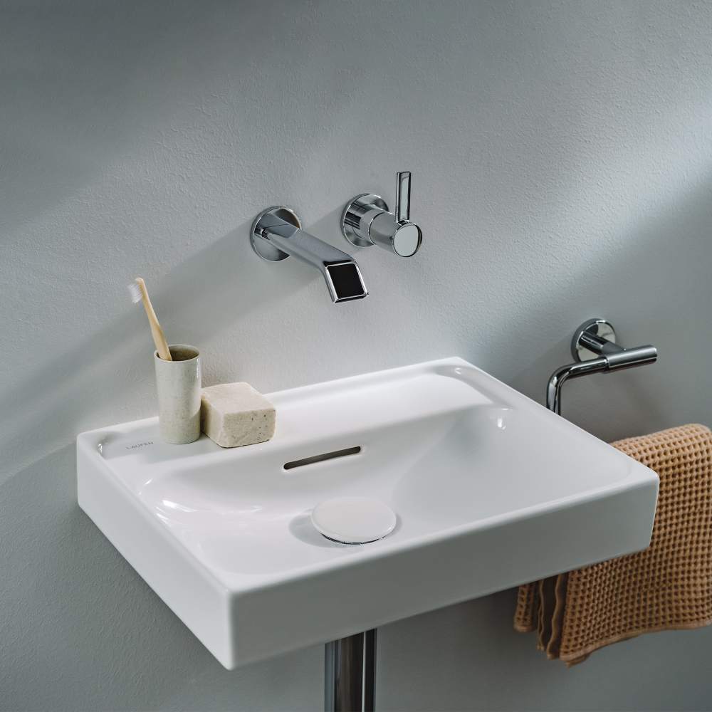Wall-hung washbasins White MEDA H8151110001091 LAUFEN