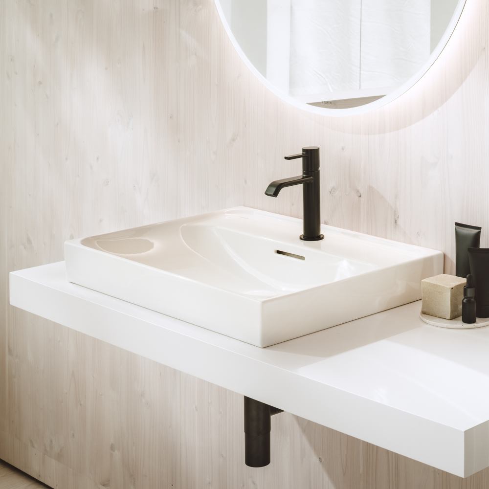 Wall-hung washbasins White MEDA H8161130001041 LAUFEN