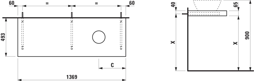 Esquema de cotas