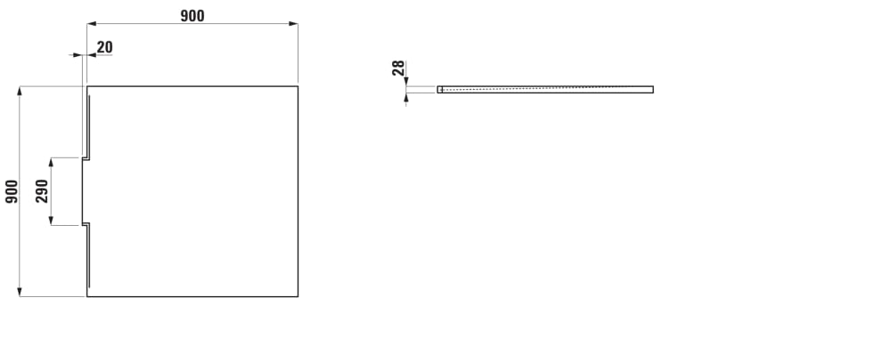 Esquema de cotas