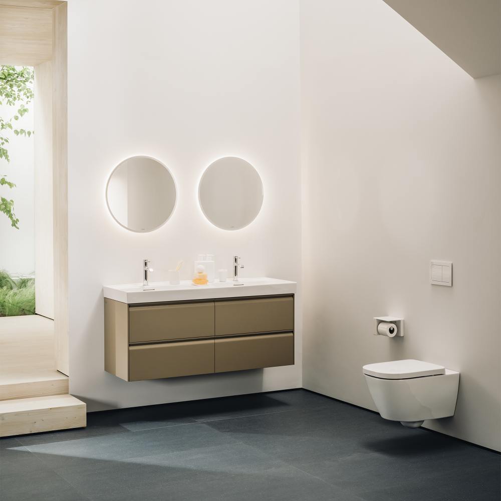 Wall-hung washbasins White MEDA H8141120001041 LAUFEN