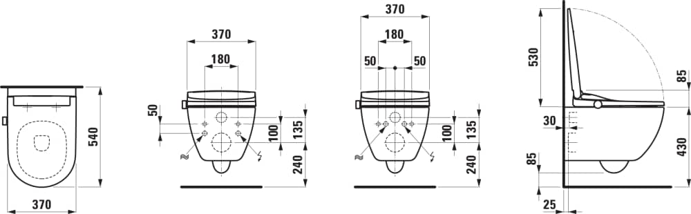 Esquema de cotas