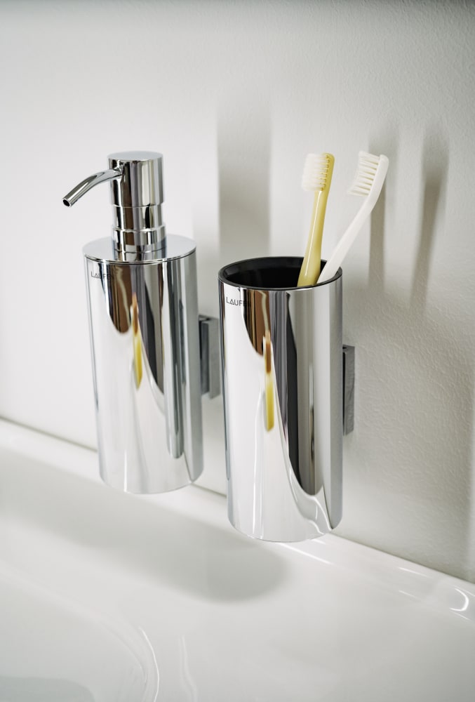 Soap dispensers Chromed NIARA H3830620040001 LAUFEN