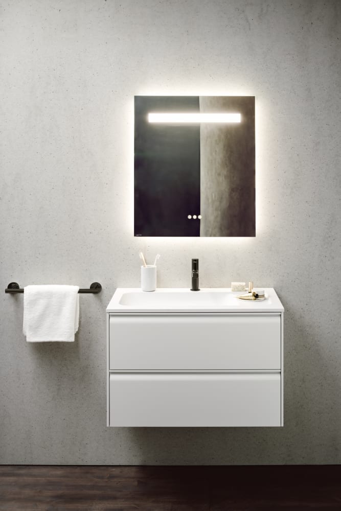 Wall-hung washbasins White MEDA H8141170001111 LAUFEN