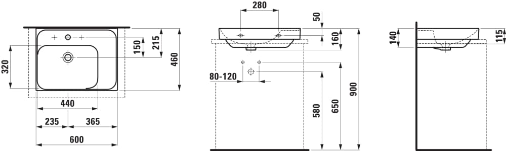 Esquema de cotas