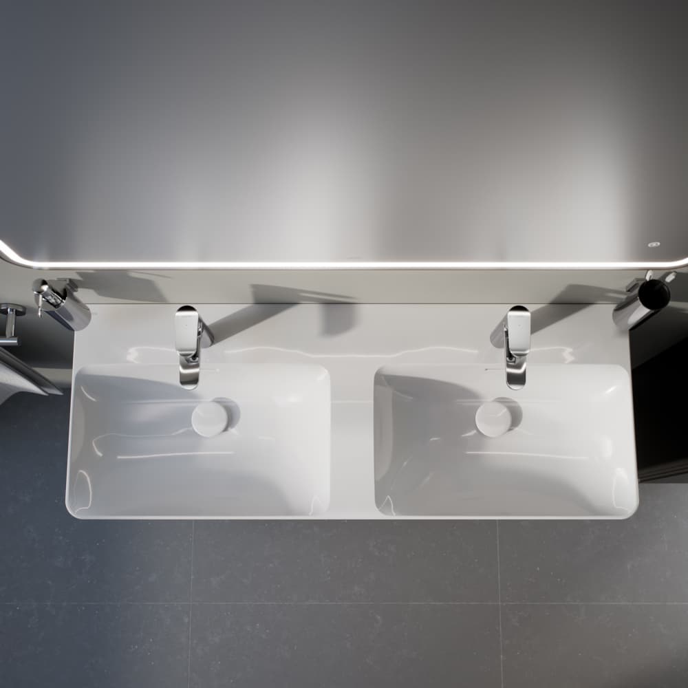 Washbasin complements White SHOWER ACCESSORIES H8981880000001 LAUFEN